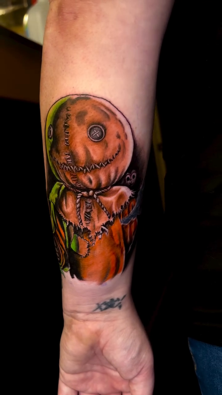 Tattoo by @deviousink1 โ horror