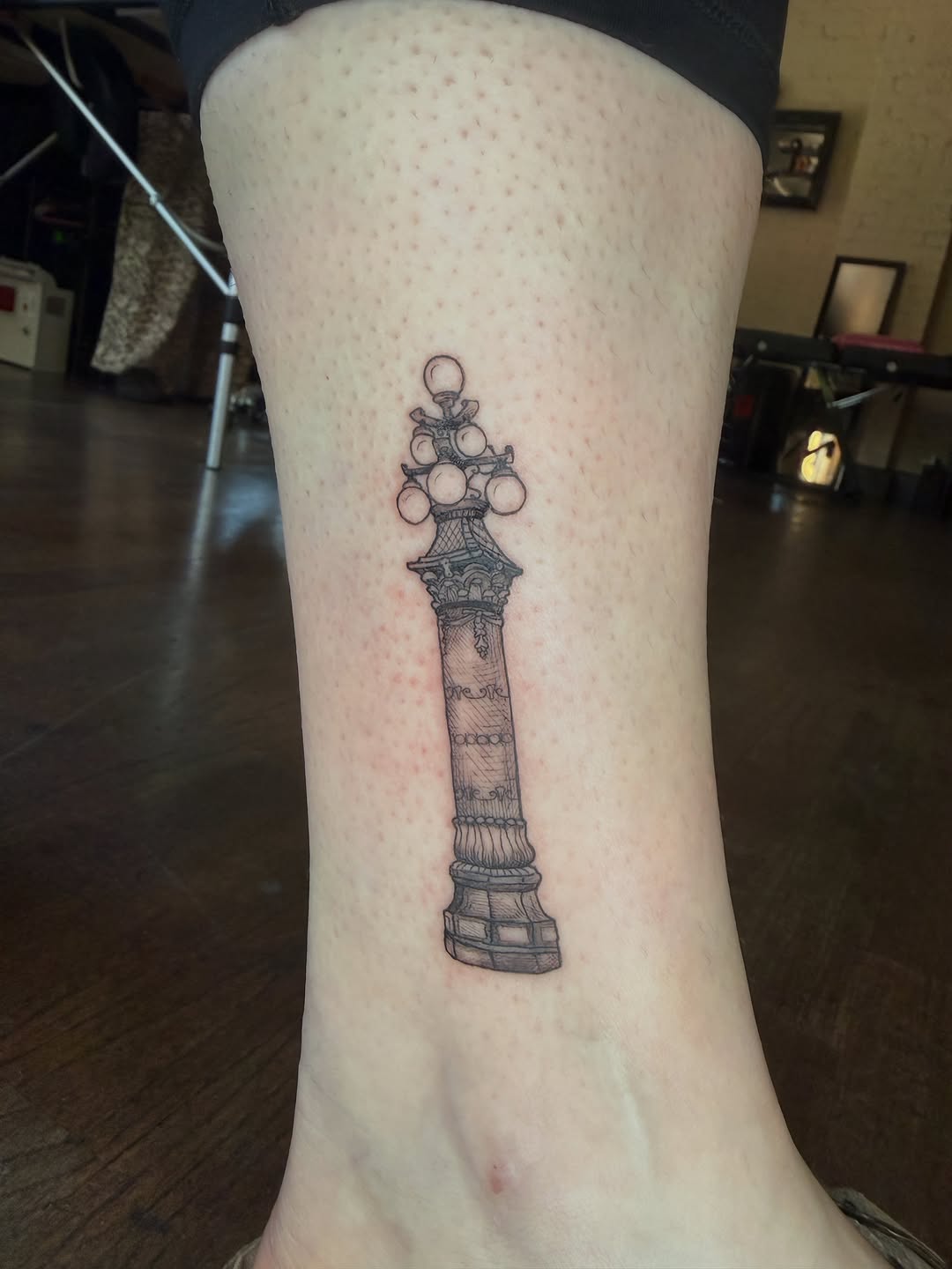 Tattoo by @honestbird — illustrative, black_and_grey