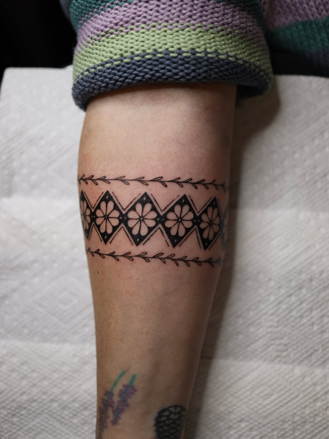 Tattoo by @morganpurcey — geometric