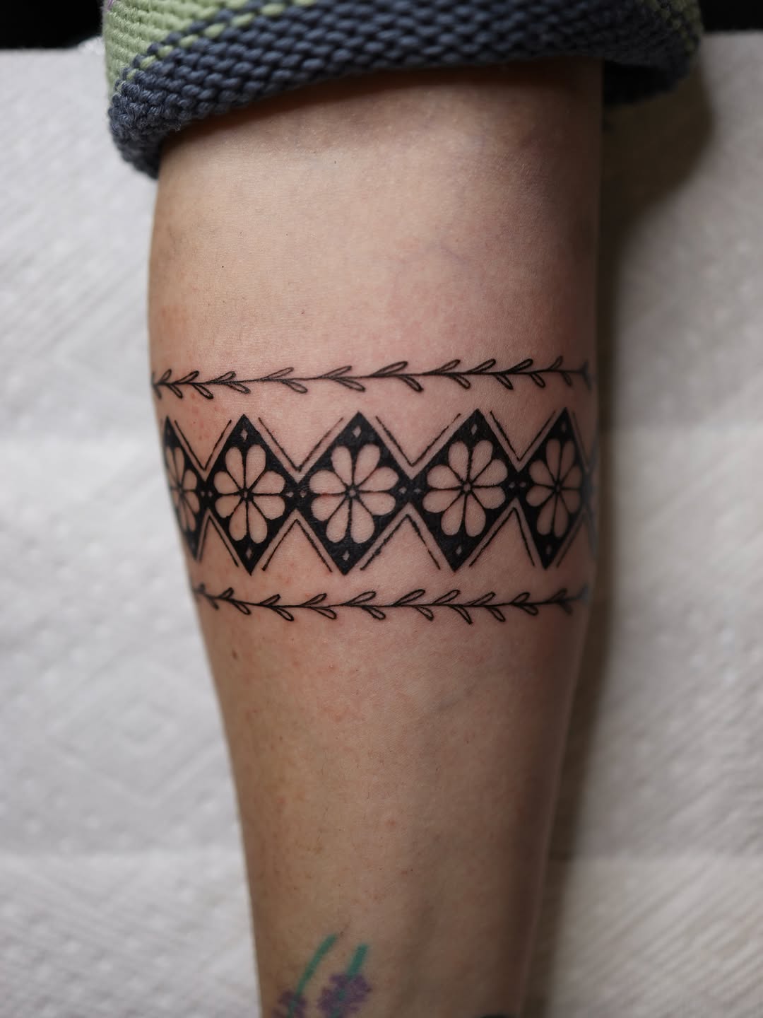 Tattoo by @morganpurcey — geometric