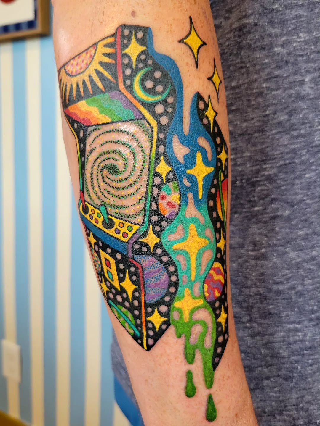 Tattoo by @catwongtattoos — new_school