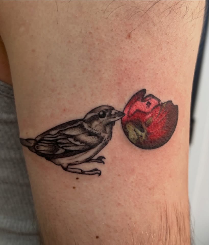 Tattoo by @beastlyflowers β realism, black_and_grey