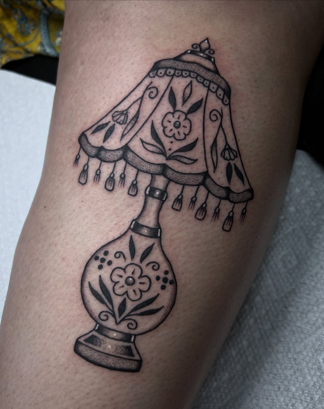 Tattoo by @dylanjamestattooer — illustrative, black_and_grey