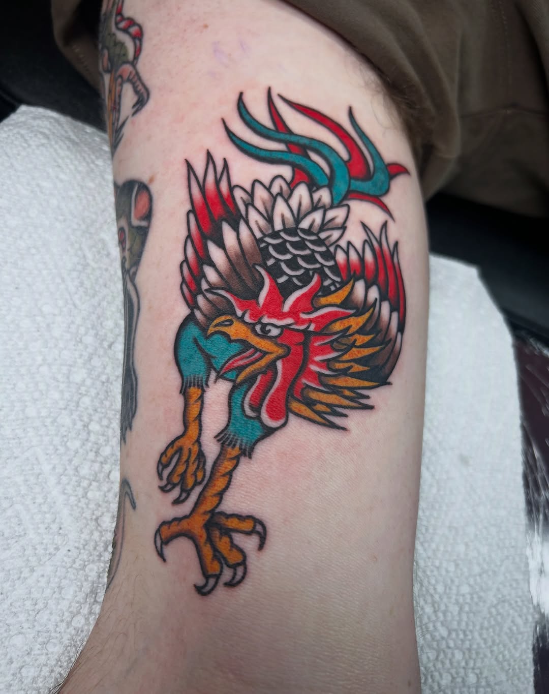 Tattoo by @dylanjamestattooer — american_traditional, illustrative
