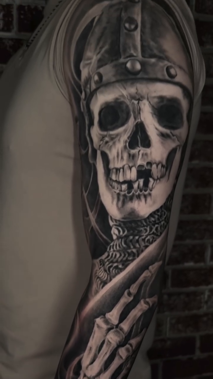 Tattoo by @jeremiahtattoos — black_and_grey, realism