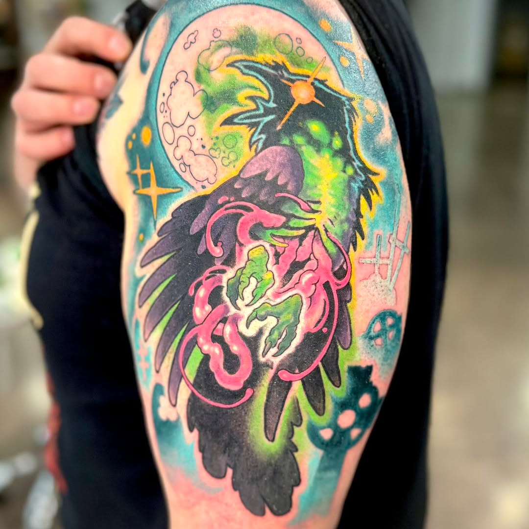 Tattoo by @coyoteharvest — new_school