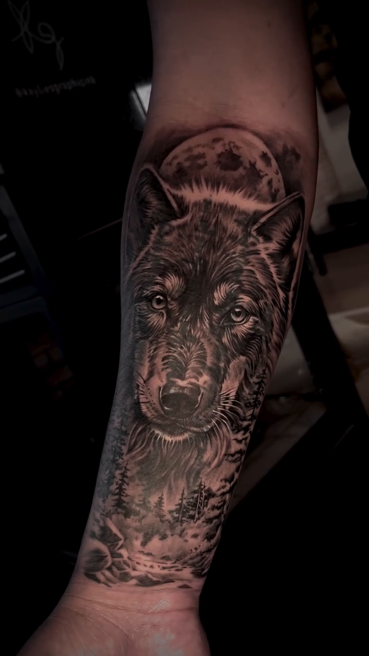 Tattoo by @monica.tattoos — realism, black_and_grey