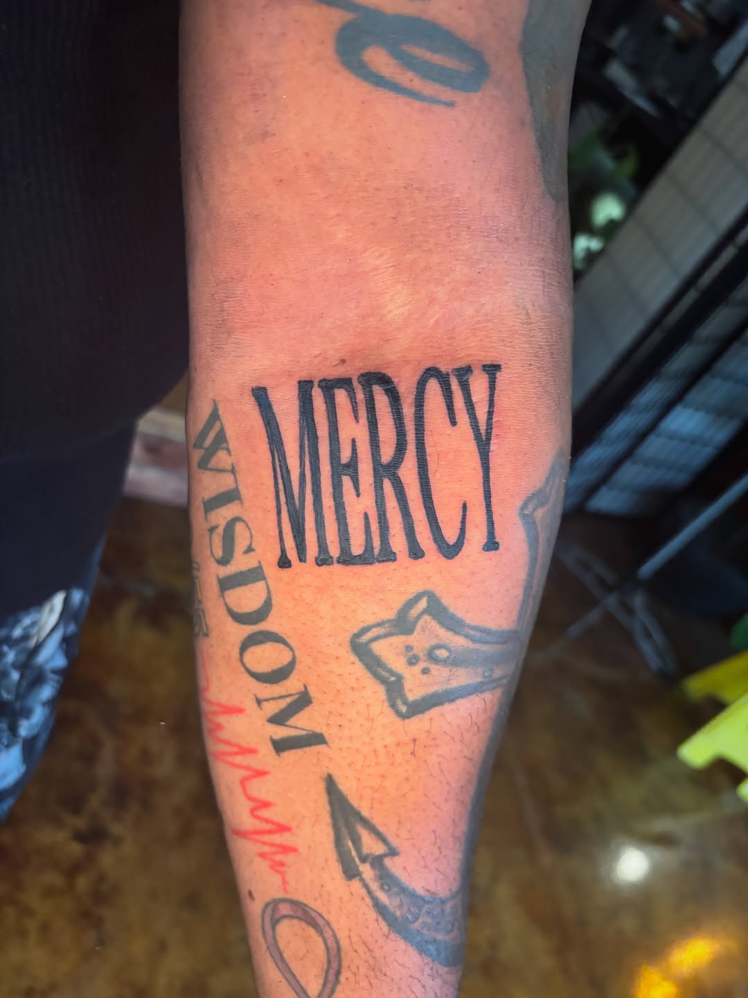 Tattoo by @lillythetattooer — lettering_script