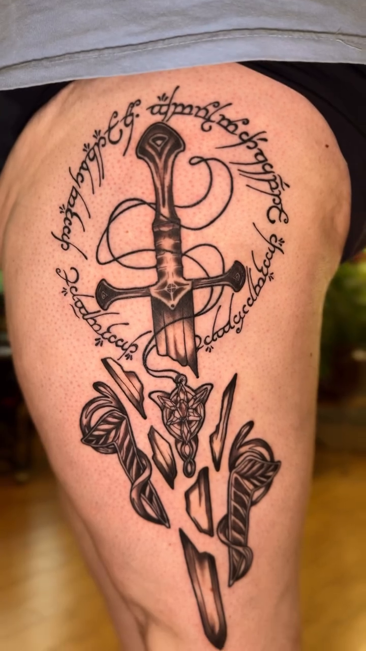 Tattoo by @quantum.jungle — fine_line, black_and_grey