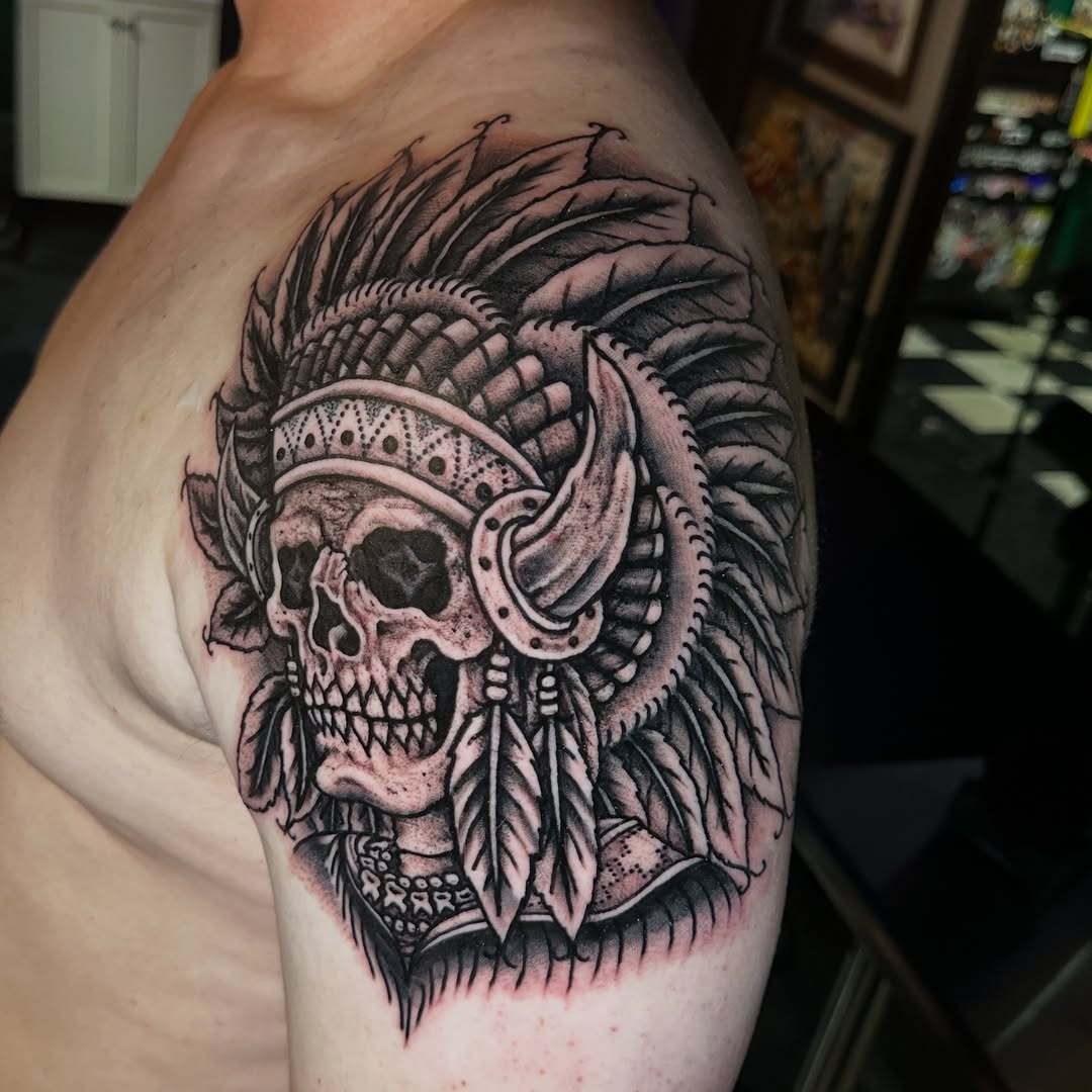 Tattoo by @mattryantattooer — black_and_grey, realism