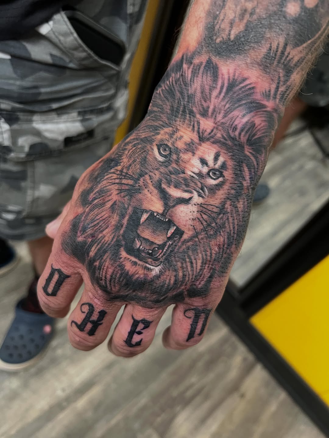 Tattoo by @dqtattoos — realism, black_and_grey