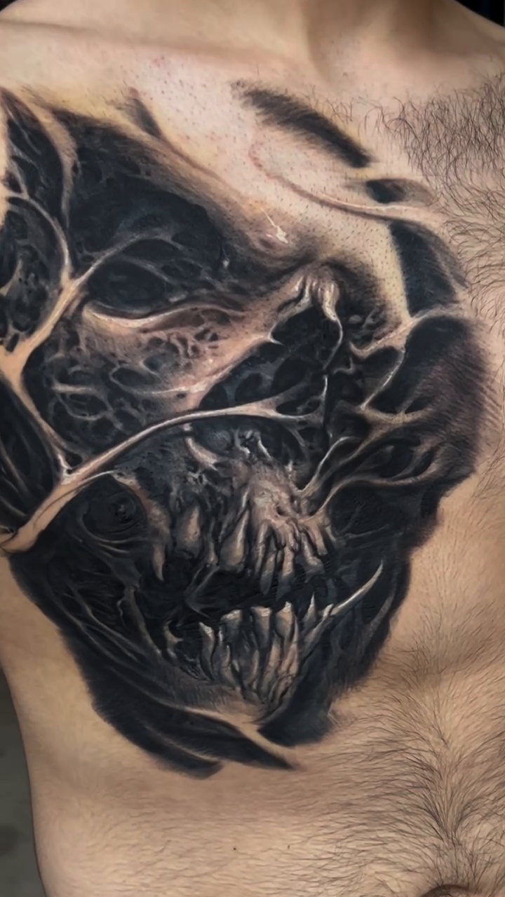 Tattoo by @david.jorquera β dark_realism, blackwork