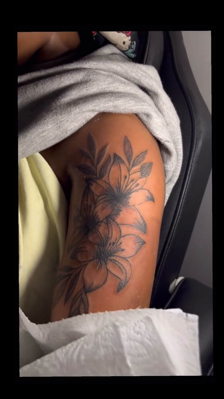 Tattoo by @tattedbymilaa_ โ black_and_grey