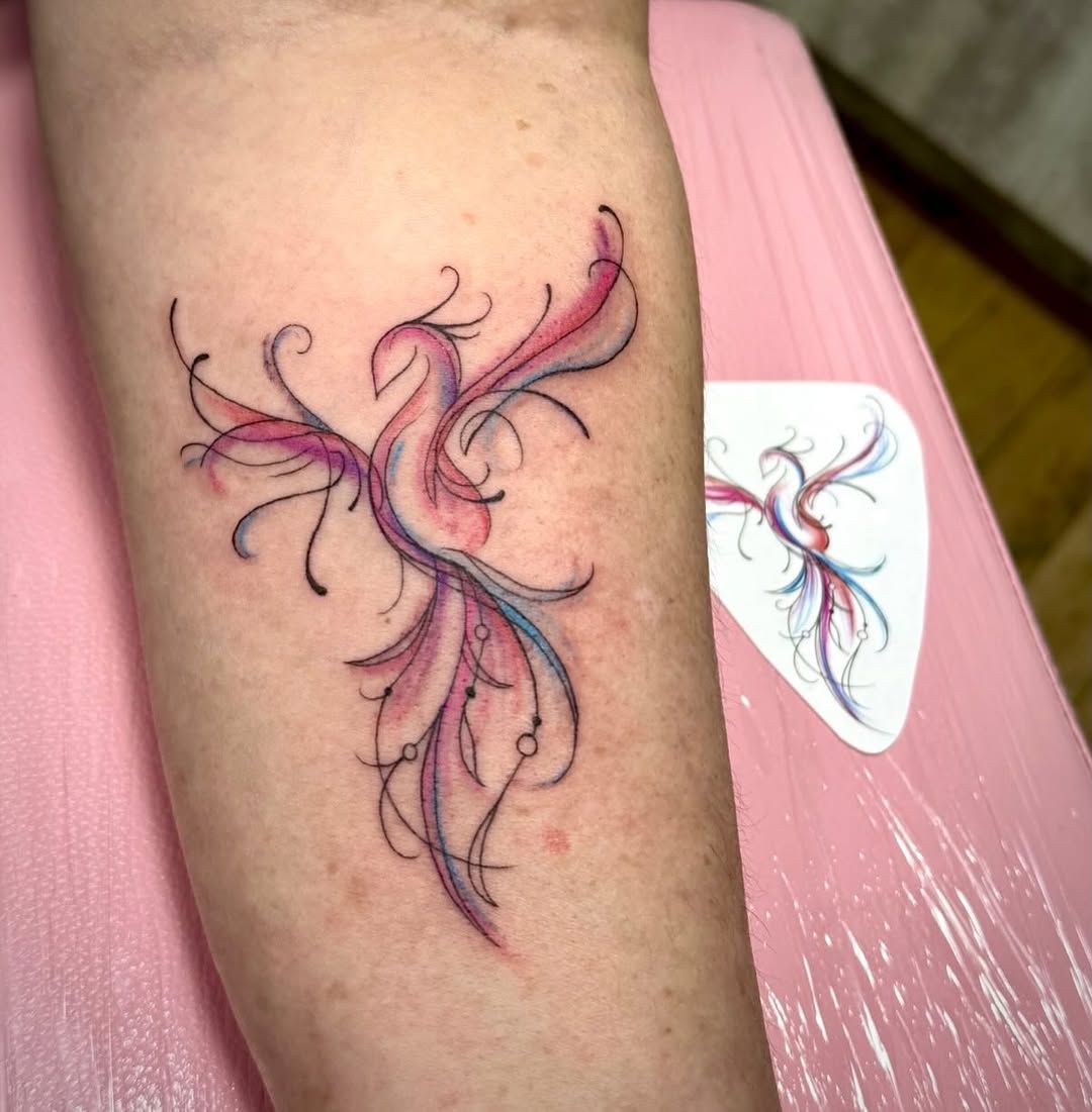 Tattoo by @sabrina_tattoos_ — watercolor, fine_line