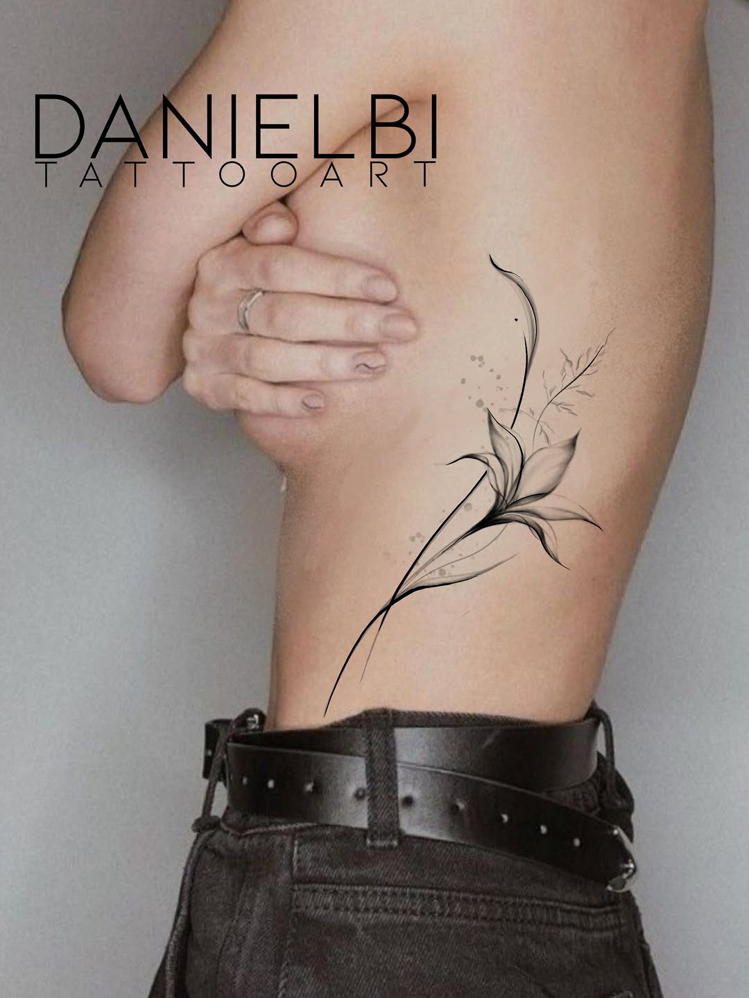 Tattoo by @danielbi.tattooart — fine_line, black_and_grey