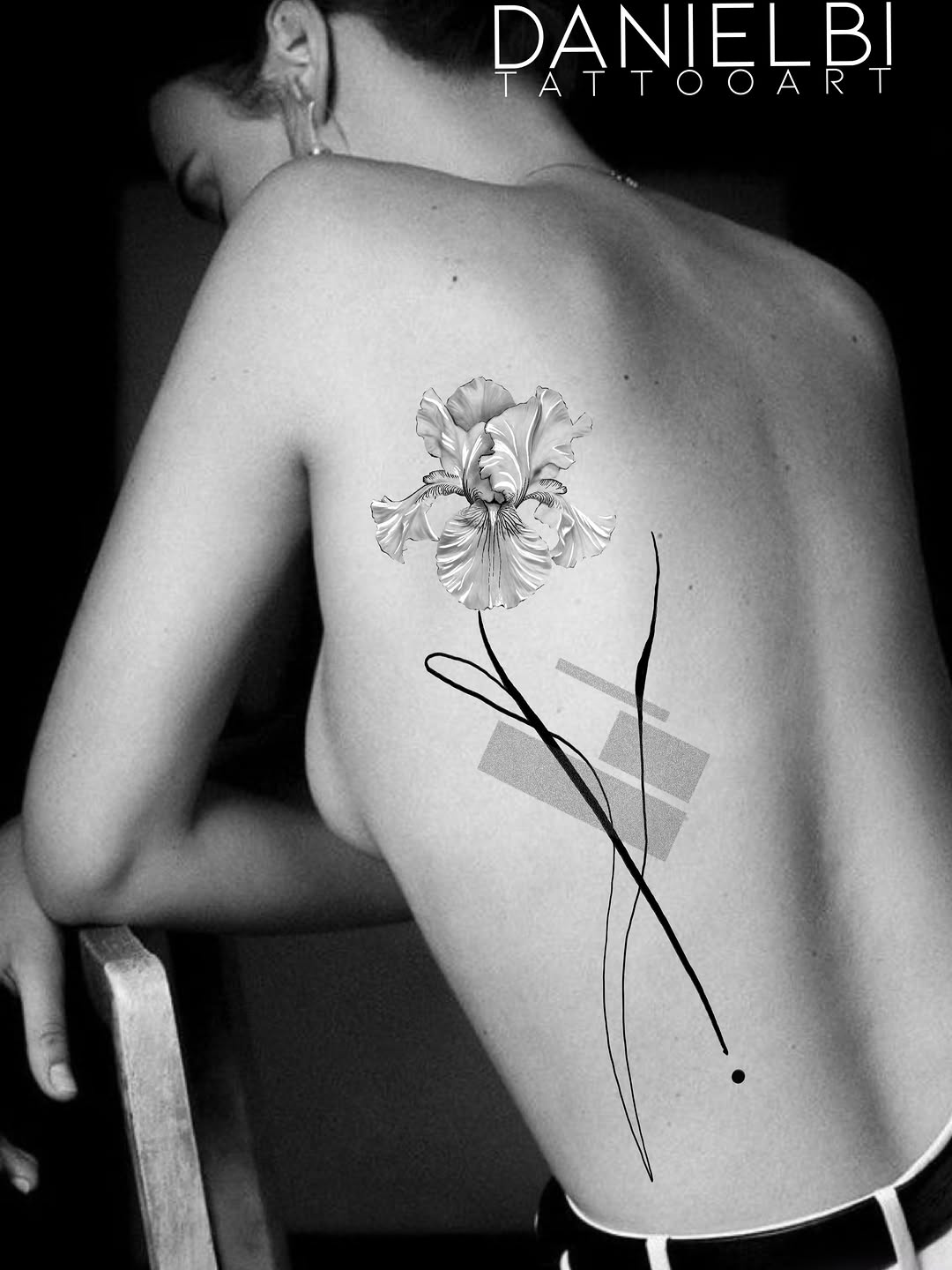 Tattoo by @danielbi.tattooart — fine_line, black_and_grey
