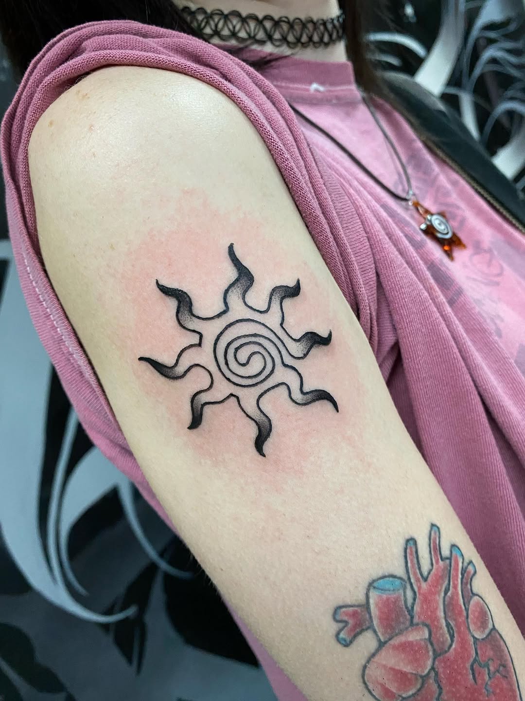 Tattoo by @stabby_savvy — blackwork