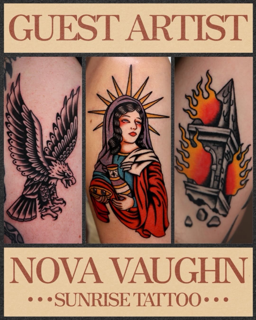 Tattoo by @novavaughntattoo — american_traditional, illustrative