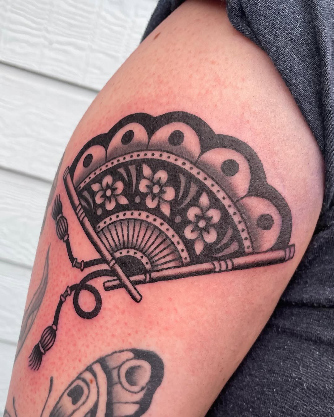 Tattoo by @novavaughntattoo — american_traditional, black_and_grey