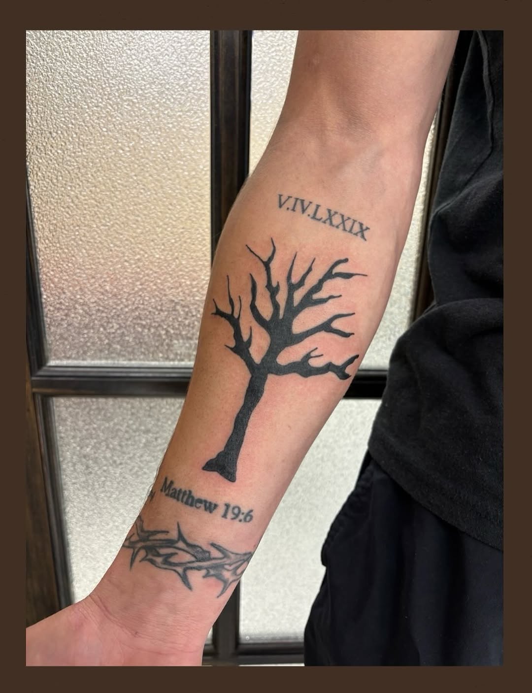 Tattoo by @han_nigh.tattoo — blackwork, lettering_script