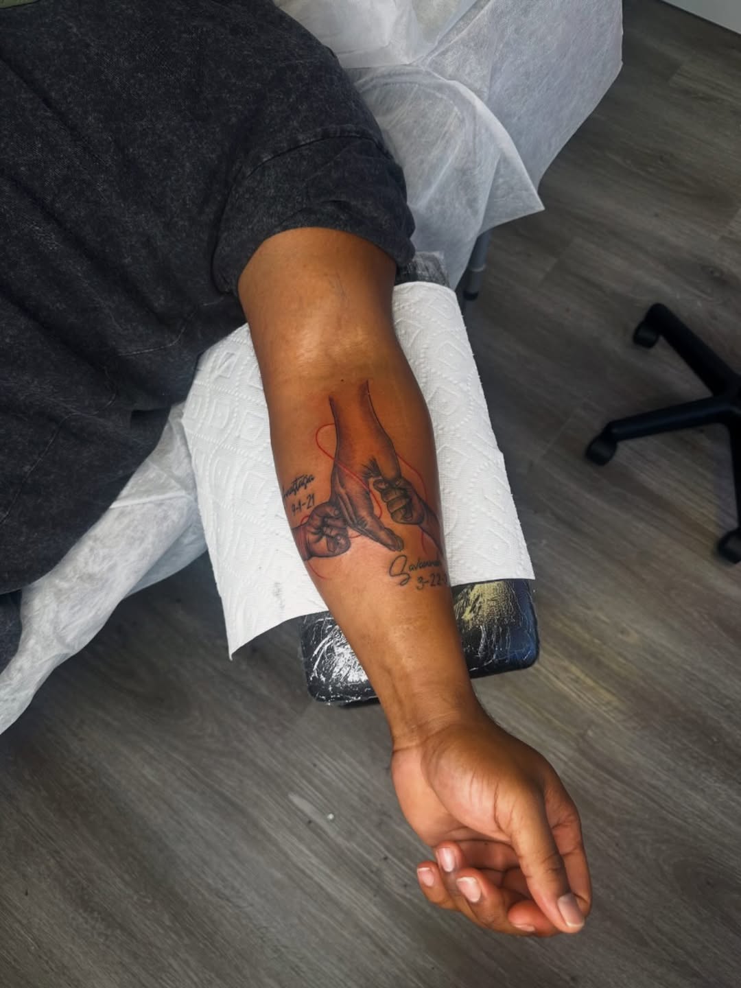 Tattoo by @sierrathetattooartist — lettering_script