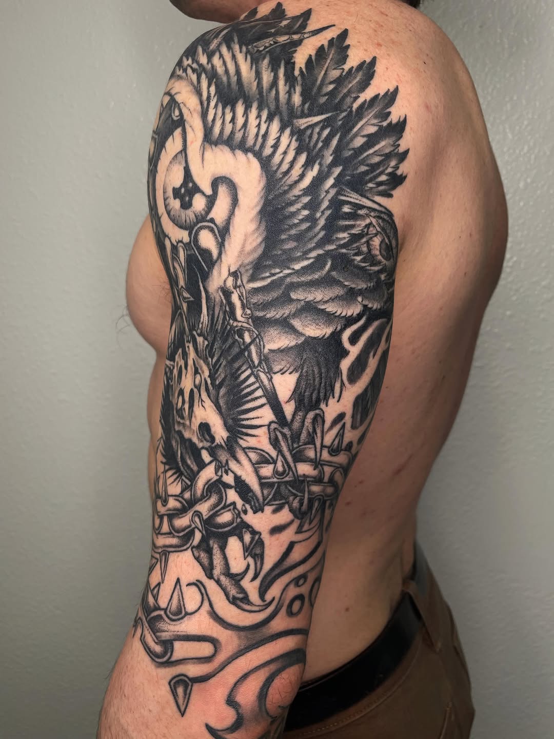 Tattoo by @ghostneedles_ β black_and_grey, realism