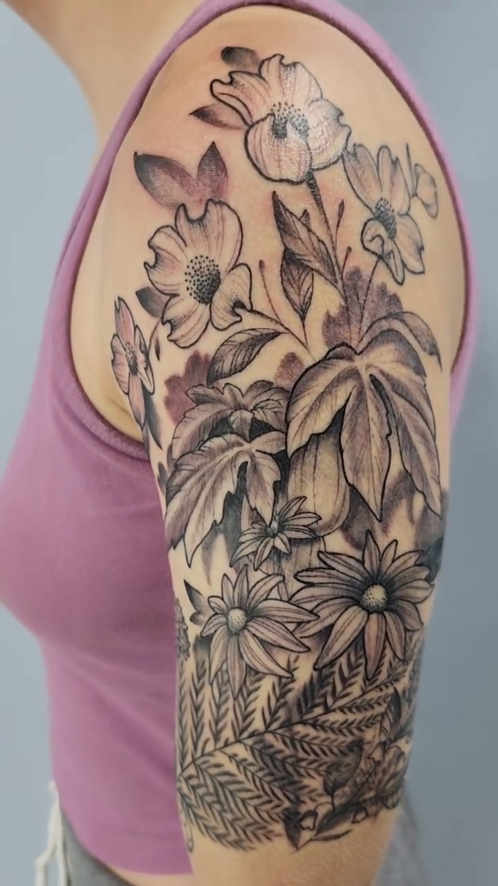 Tattoo by @germ.tattoo — illustrative, black_and_grey