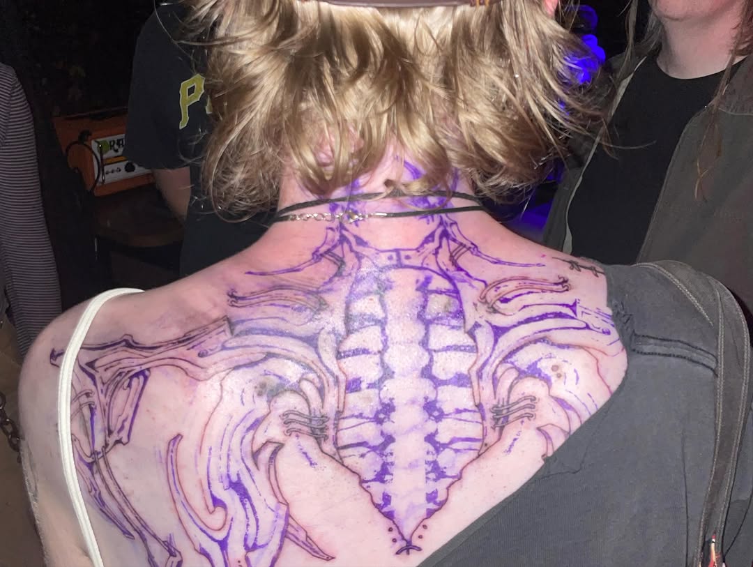 Tattoo by @initiationoftorture — illustrative, geometric