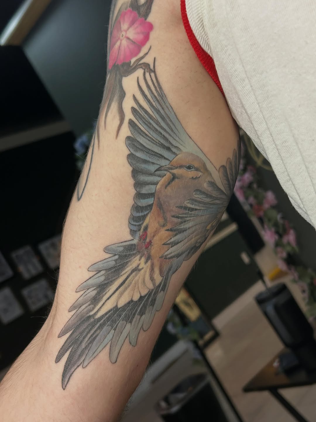 Tattoo by @eternalskye.art — realism, black_and_grey