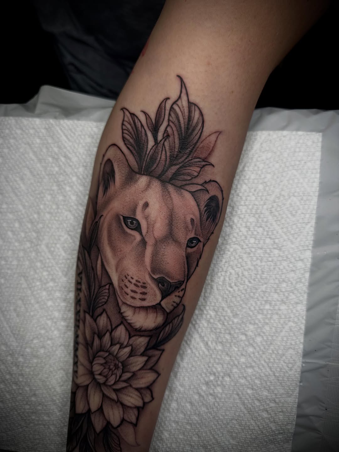 Tattoo by @madio_ink — realism, black_and_grey