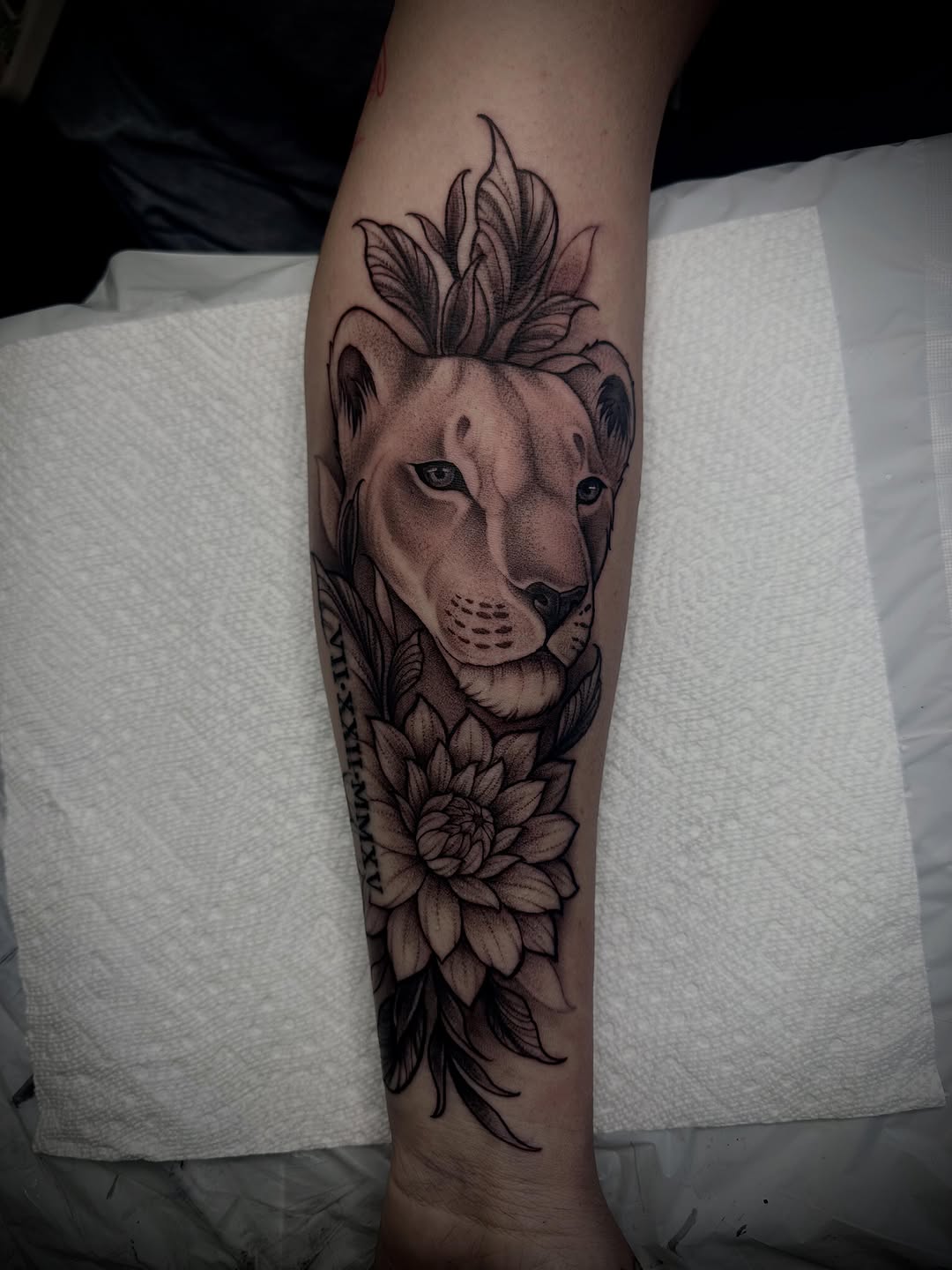 Tattoo by @madio_ink — black_and_grey, realism