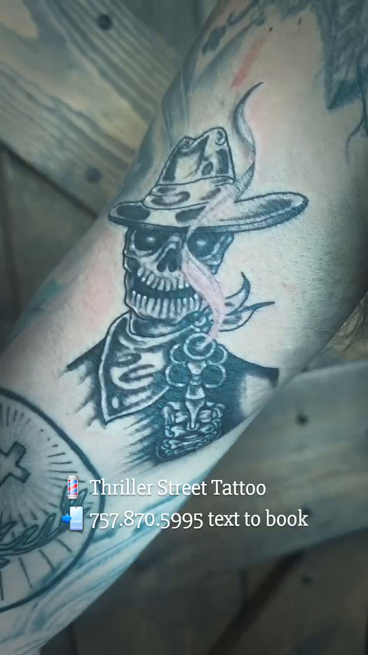 Tattoo by @cerberustattoos — black_and_grey, realism