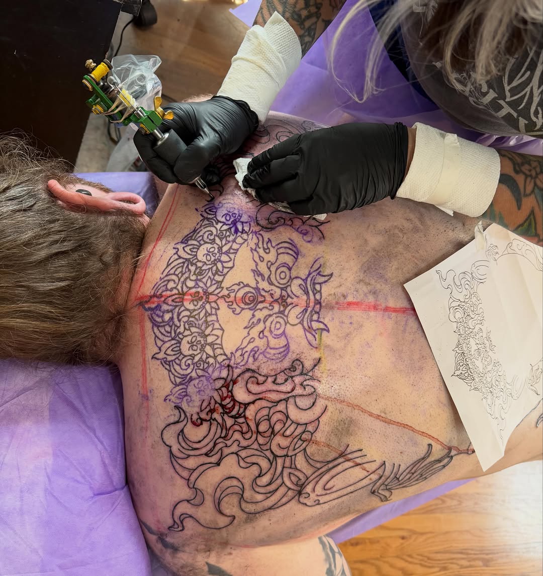 Tattoo by @laurak_musiccitytattoo — japanese_irezumi, illustrative