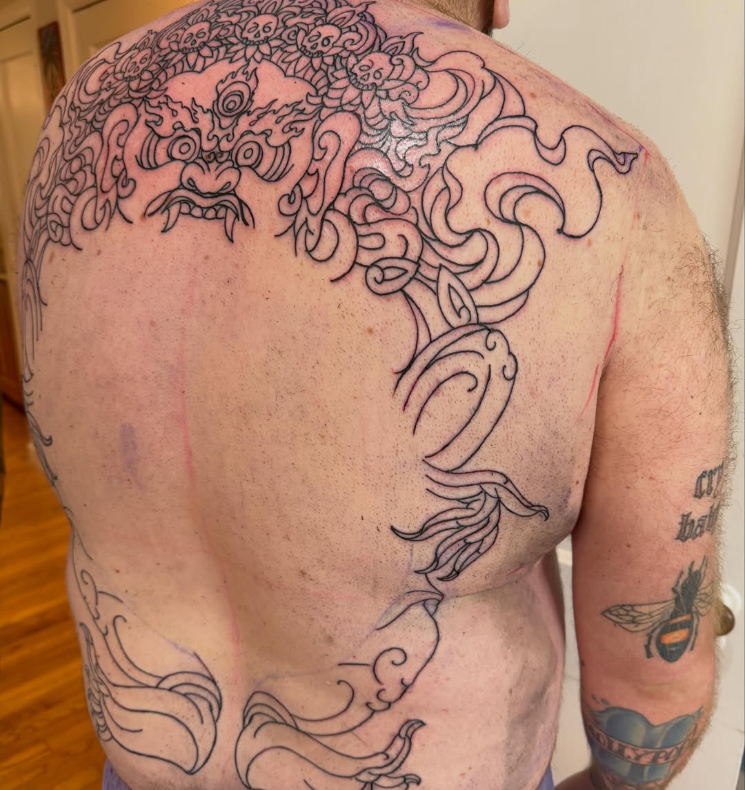 Tattoo by @laurak_musiccitytattoo — japanese_irezumi, illustrative