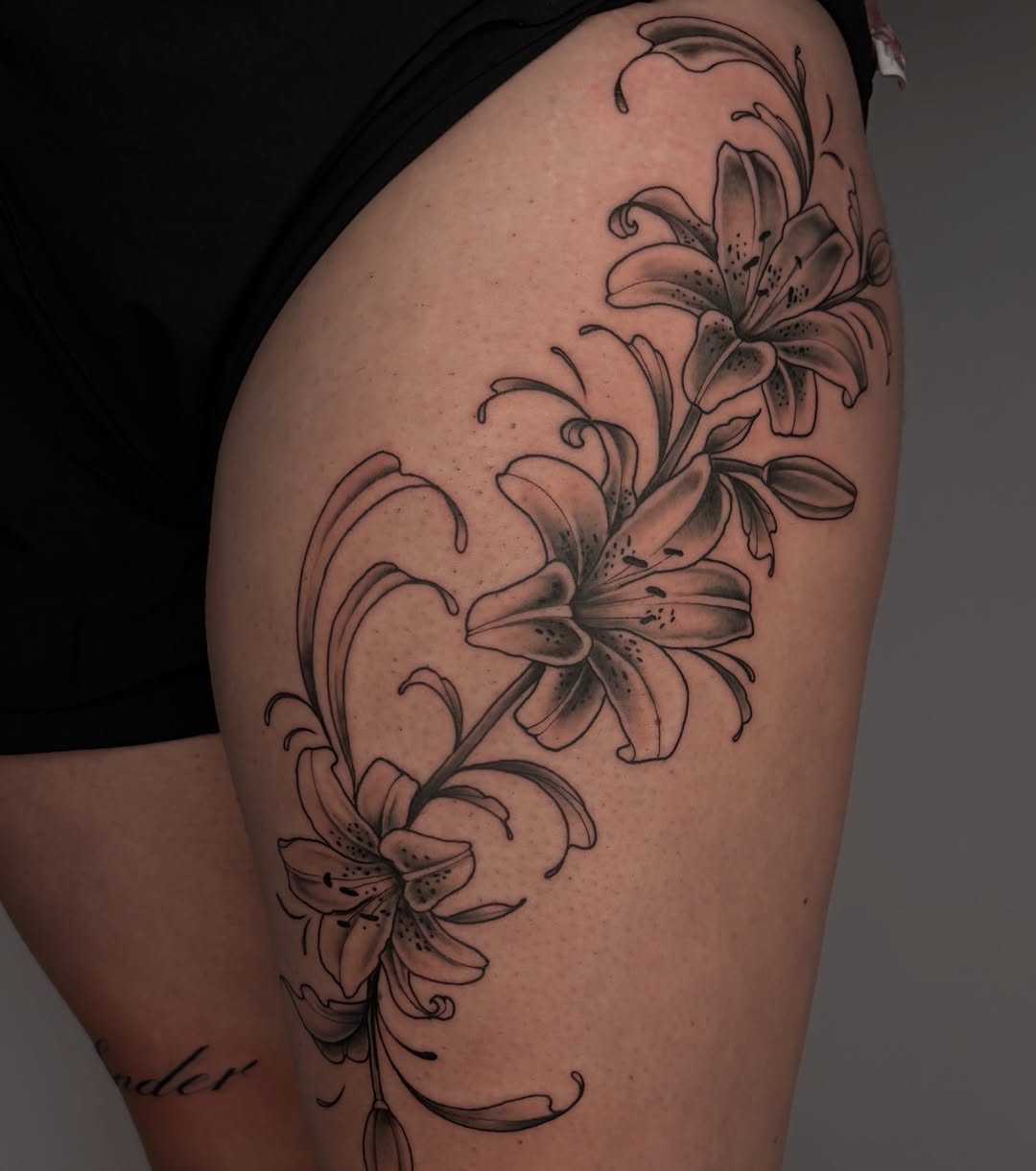 Tattoo by @marticia.tats — black_and_grey, illustrative