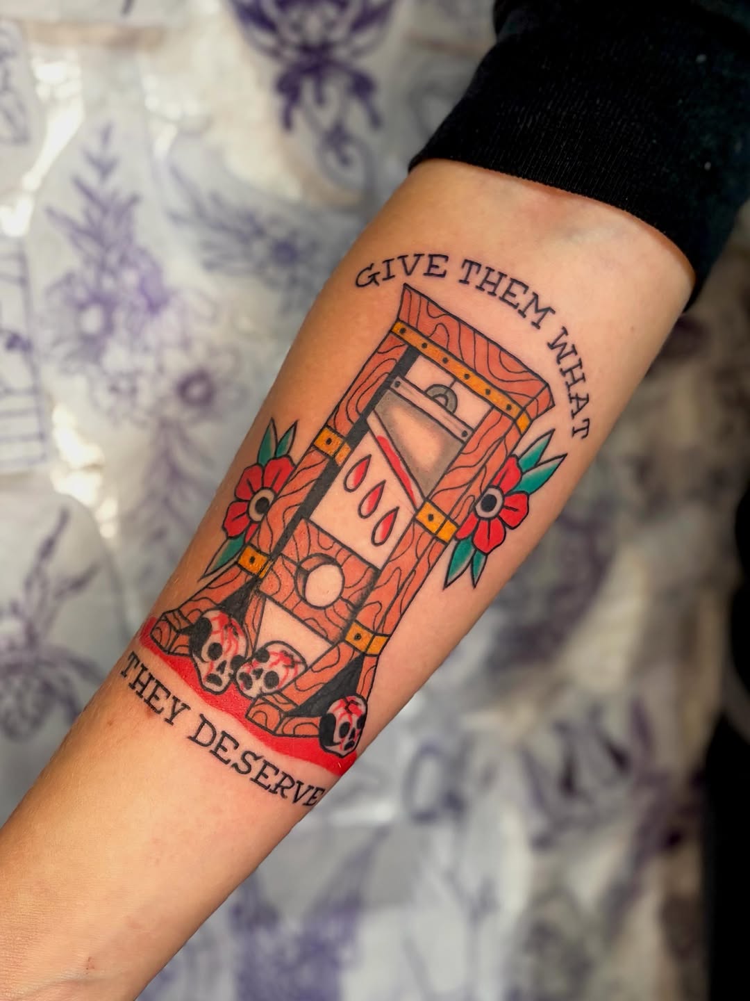 Tattoo by @danelletattoos — american_traditional, illustrative