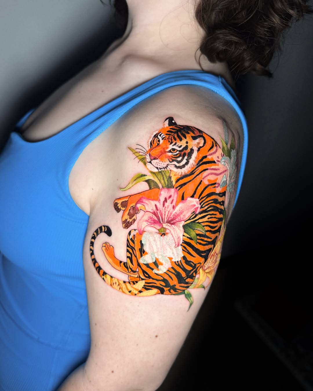 Tattoo by @luinytattoo โ realism, japanese_irezumi