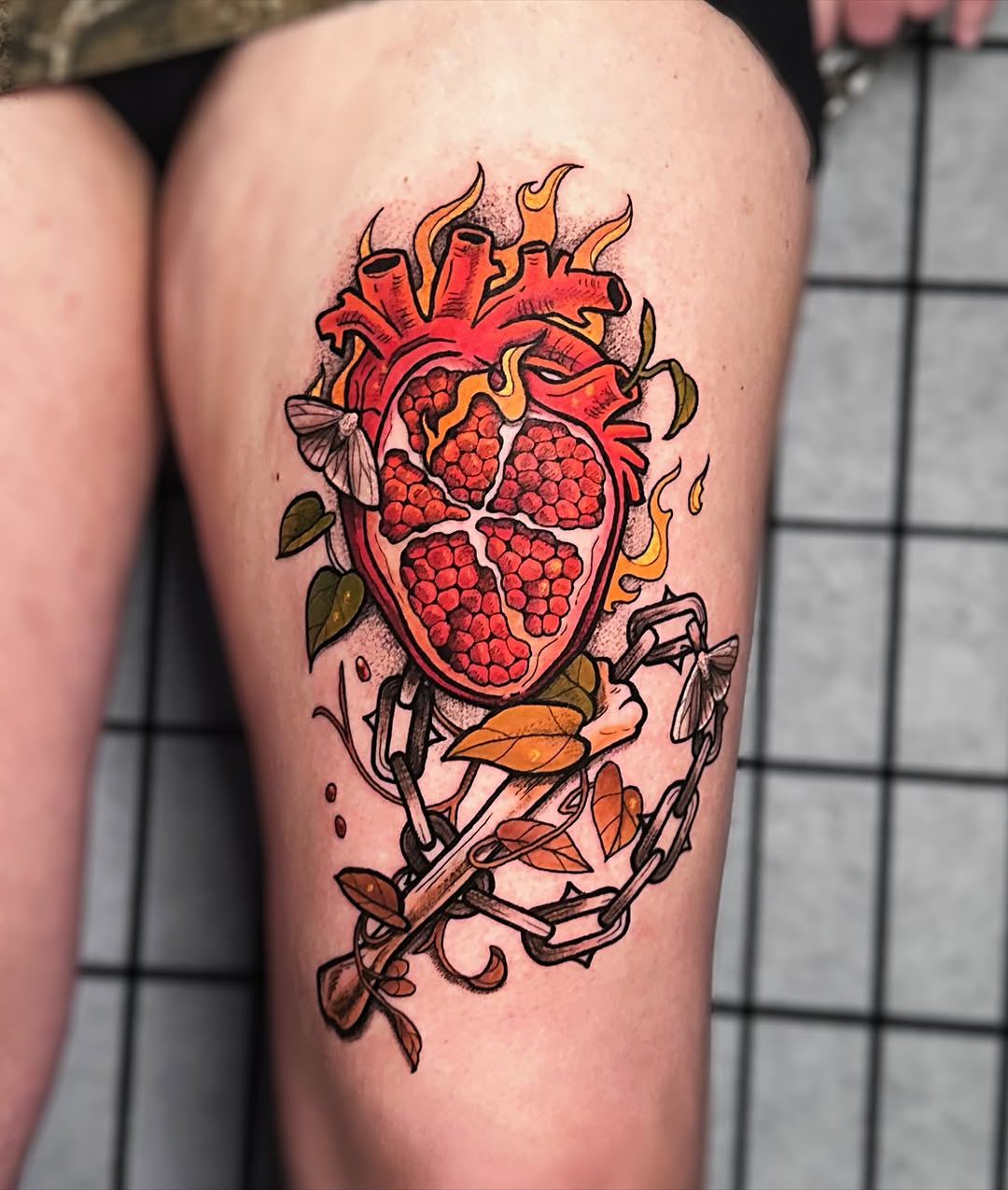 Tattoo by @spookycreature.art โ neo_traditional, realism