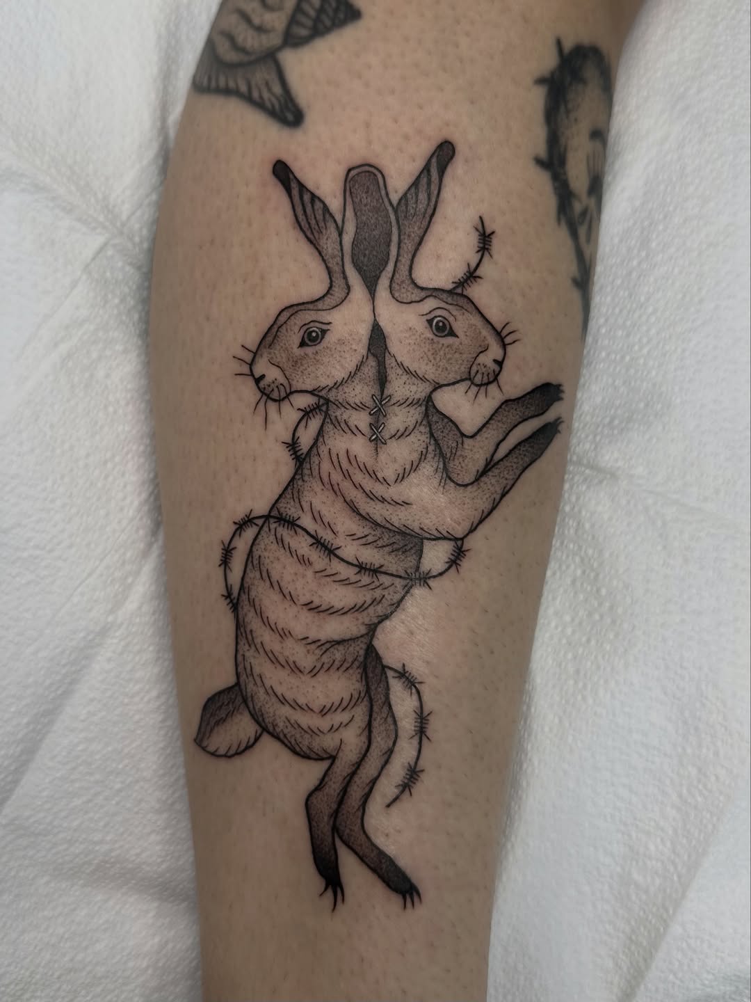 Tattoo by @brookxyn — black_and_grey