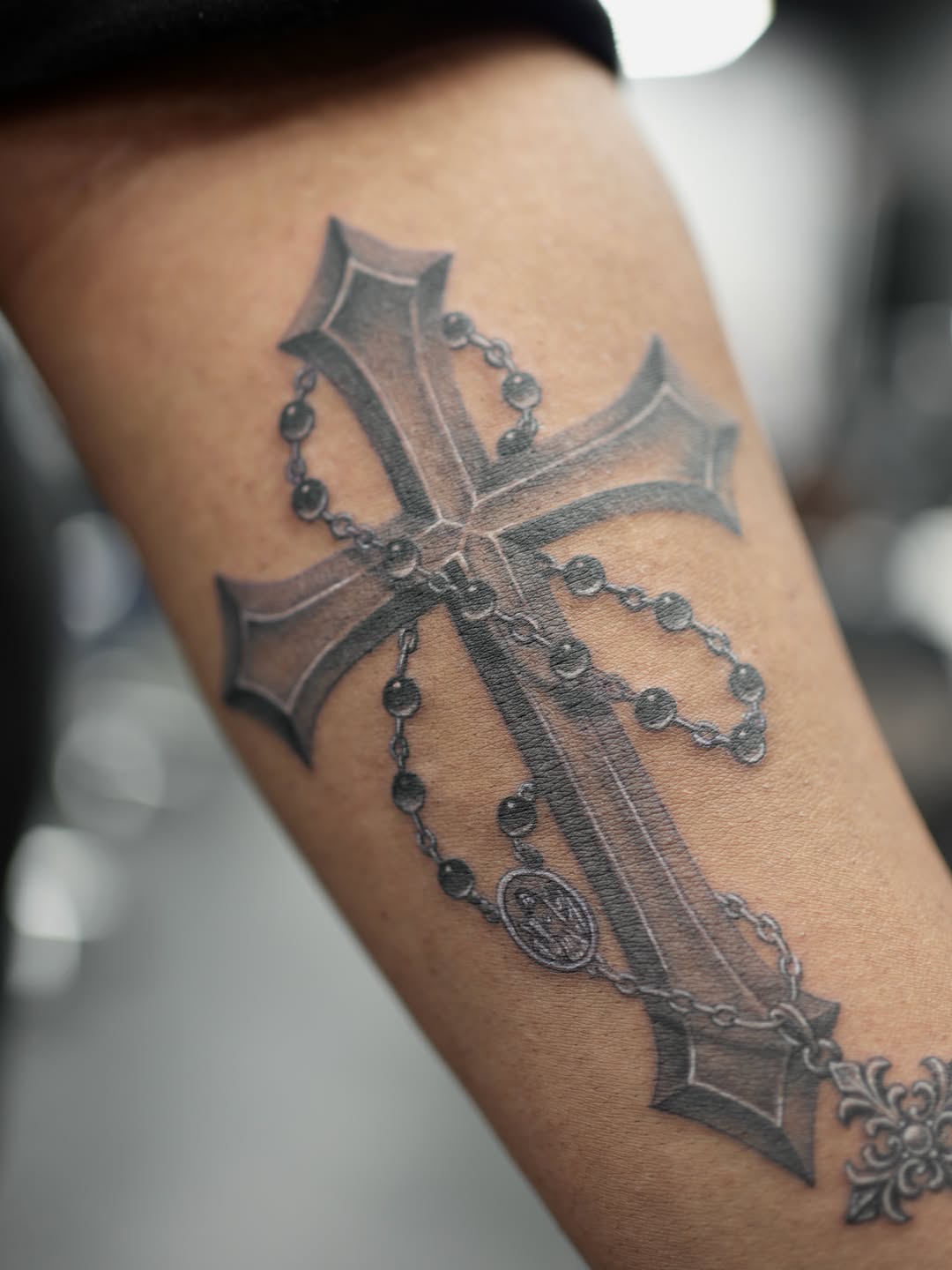 Tattoo by @dcvern_ink โ black_and_grey, realism