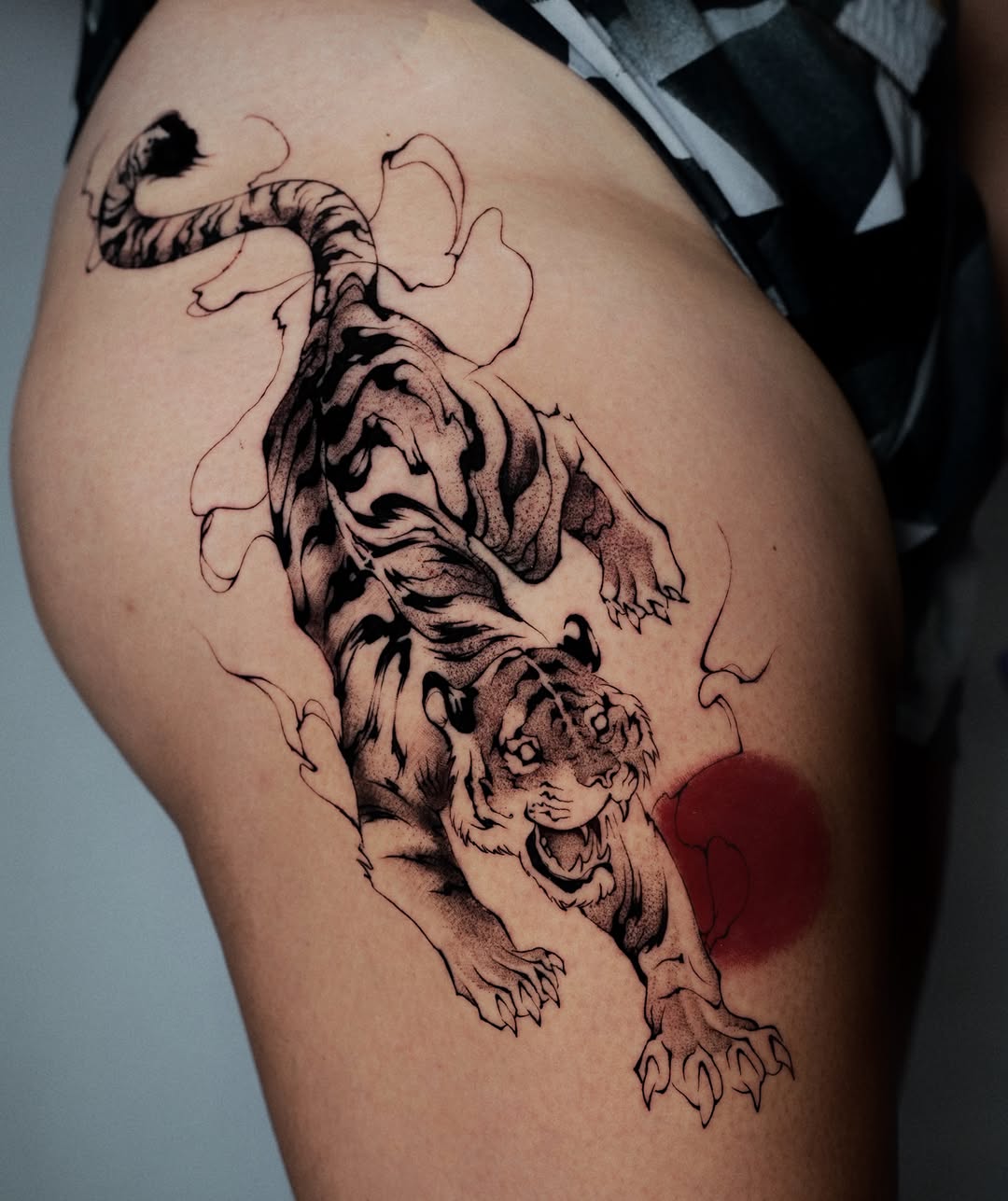 Tattoo by @katuvetattoo β illustrative, black_and_grey