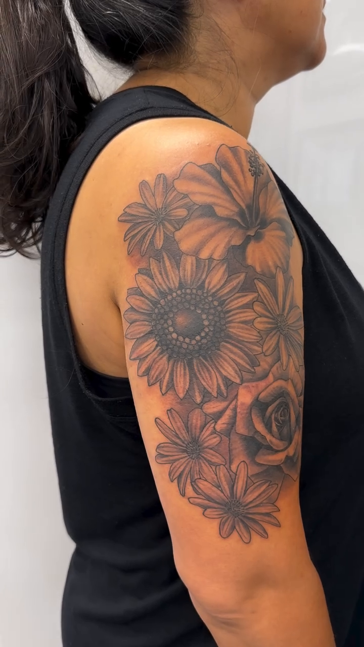 Tattoo by @tattoosbyevan — black_and_grey, realism