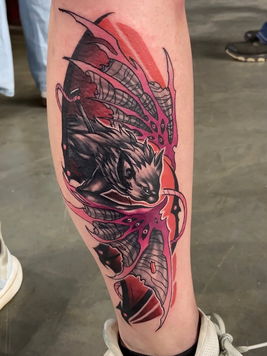 Tattoo by @coltrain_45 — dark_realism, blackwork