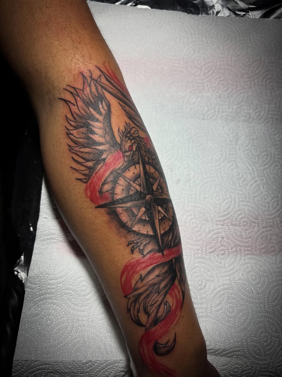 Tattoo by @jonny_vicious_tattoer — black_and_grey