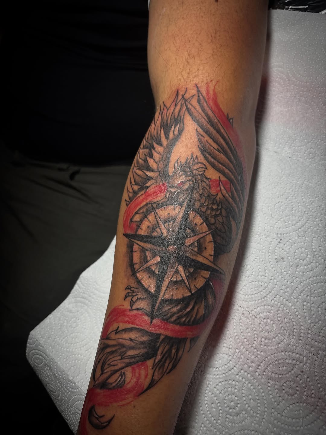 Tattoo by @jonny_vicious_tattoer — black_and_grey
