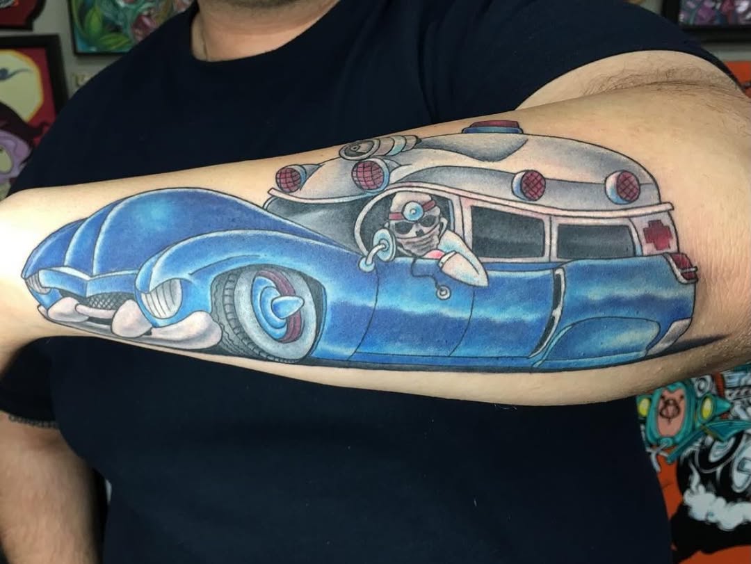 Tattoo by @kevinwadams — new_school