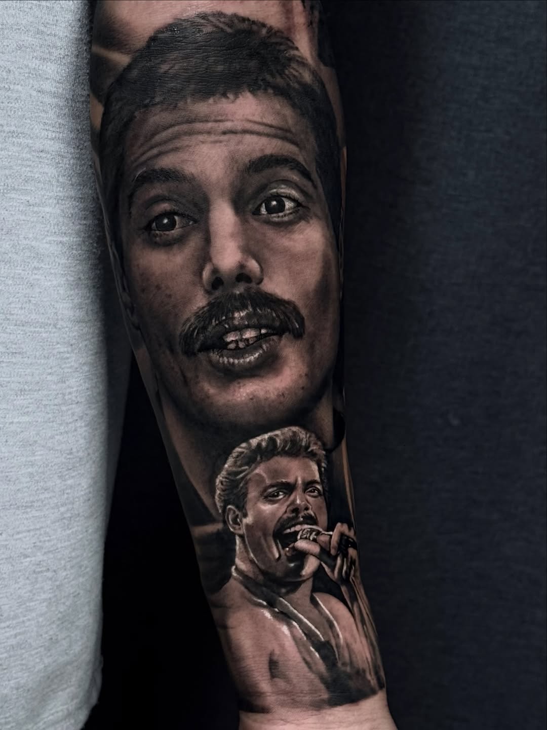 Tattoo by @3k_tat_too — realism, black_and_grey