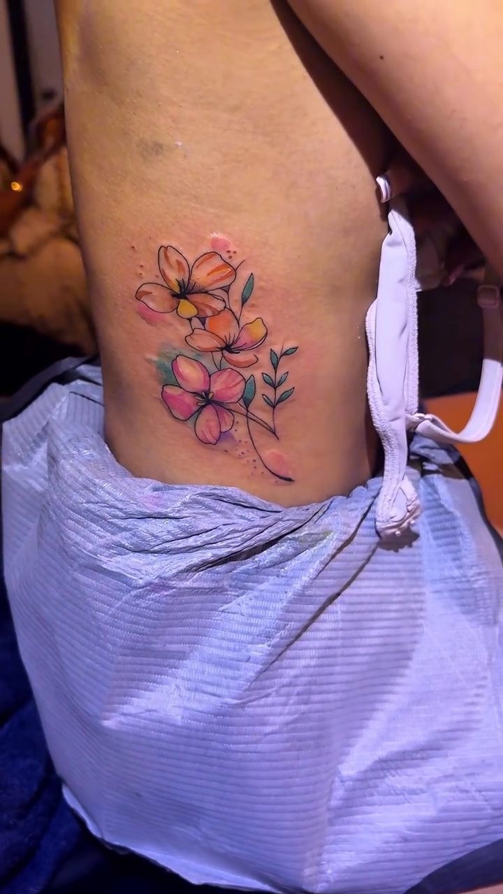 Tattoo by @2realink — watercolor