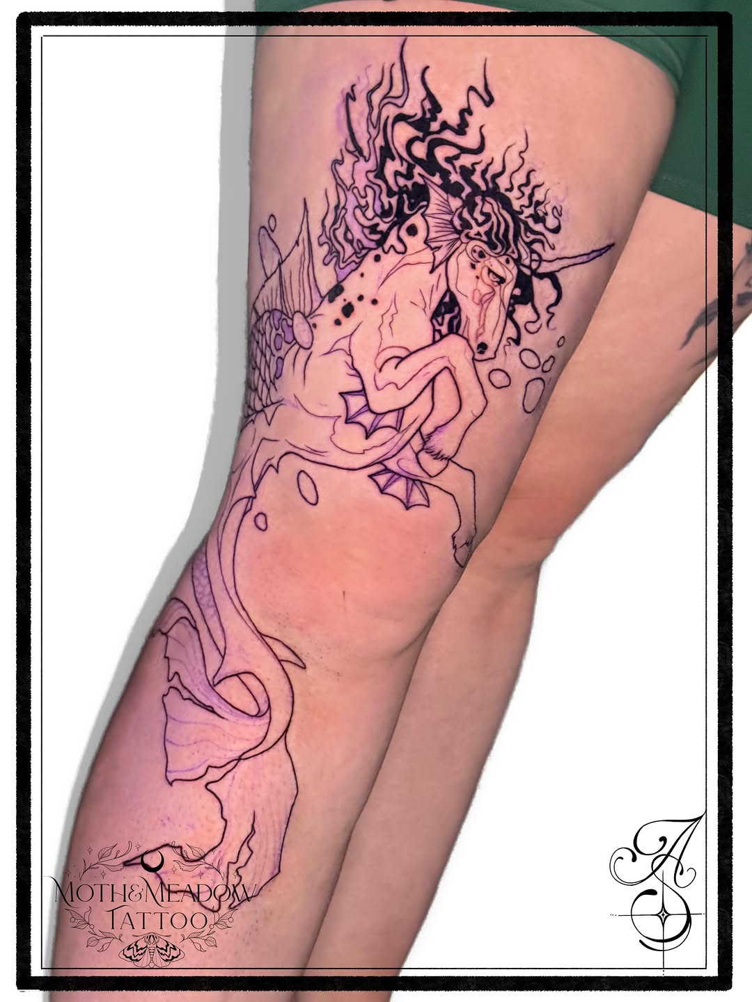 Tattoo by @ash.s.tattoos β illustrative, blackwork