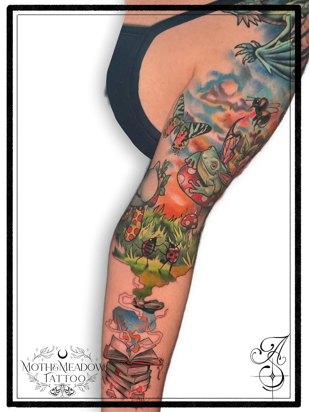 Tattoo by @ash.s.tattoos β illustrative, watercolor